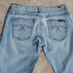 ZANADI LOW RISE SKINNY KICK JEANS, Size 26